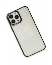 Newface iPhone 14 Pro Max Kılıf Element Silikon - Siyah