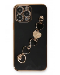 Newface iPhone 14 Pro Max Kılıf Esila Silikon - Siyah