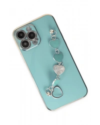 Newface iPhone 14 Pro Max Kılıf Esila Silikon - Su Yeşili