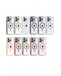 Newface iPhone 14 Pro Max Kılıf Kronos Magsafe Kapak - Rose Gold