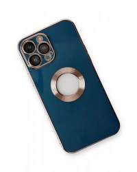 Newface iPhone 14 Pro Max Kılıf Store Silikon - Mavi