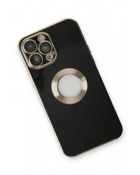 Newface iPhone 14 Pro Max Kılıf Store Silikon - Siyah