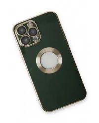 Newface iPhone 14 Pro Max Kılıf Store Silikon - Yeşil