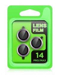 Newface iPhone 14 Pro Max Raze Metal Kamera Lens - Gümüş