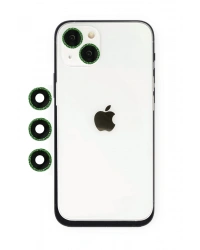 Newface iPhone 14 Shine Kamera Lens - Yeşil
