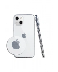 Newface iPhone 15 Kılıf Lüx Şeffaf Silikon