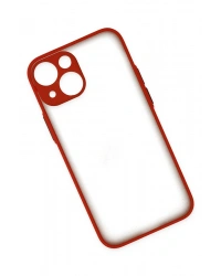 Newface iPhone 15 Kılıf Montreal Silikon Kapak - Kırmızı