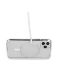Newface iPhone 15 Kılıf Pc Real Magsafe Kapak - Şeffaf