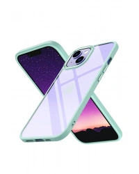 Newface iPhone 15 Kılıf Power Silikon - Yeşil