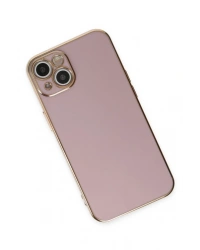 Newface iPhone 15 Kılıf Volet Silikon - Mor