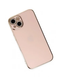 Newface iPhone 15 Kılıf Volet Silikon - Pembe