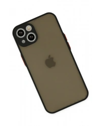 Newface iPhone 15 Plus Kılıf Montreal Silikon Kapak - Siyah