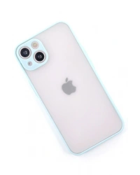 Newface iPhone 15 Plus Kılıf Montreal Silikon Kapak - Turkuaz