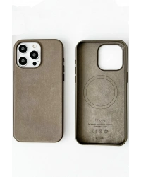 Newface iPhone 15 Pro Kılıf Karen Magsafe Kapak - Kahverengi