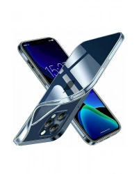 Newface iPhone 15 Pro Kılıf Lüx Şeffaf Silikon