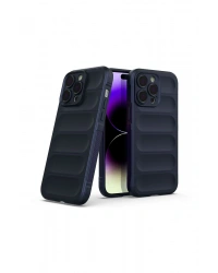 Newface iPhone 15 Pro Kılıf Optimum Silikon - Lacivert