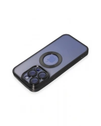 Newface iPhone 15 Pro Kılıf Slot Silikon - Siyah