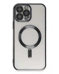 Newface iPhone 15 Pro Max Kılıf Kross Magneticsafe Kapak - Siyah