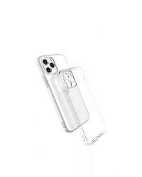 Newface iPhone 15 Pro Max Kılıf Lüx Şeffaf Silikon