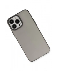 Newface iPhone 15 Pro Max Kılıf Modos Metal Kapak - Siyah