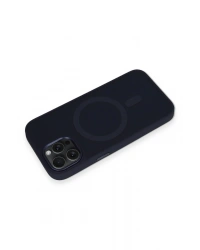 Newface iPhone 15 Pro Max Kılıf Oslo Magsafe Kapak - Lacivert