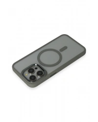 Newface iPhone 15 Pro Max Kılıf Room Magneticsafe Silikon - Gri