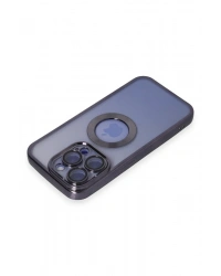 Newface iPhone 15 Pro Max Kılıf Slot Silikon - Mor