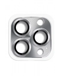 Newface iPhone 16 Pro Max Pers Alüminyum Kamera Lens - Gri