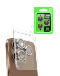 Newface iPhone 16 Pro Raze Metal Kamera Lens - Desert