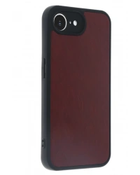 Newface iPhone 16E Kılıf Aras Deri Kapak - Bordo