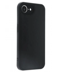 Newface iPhone 16E Kılıf Aras Deri Kapak - Siyah