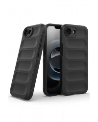 Newface iPhone 16E Kılıf Optimum Silikon - Siyah