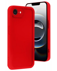 Newface iPhone 16E Kılıf Viera Silikon - Kırmızı