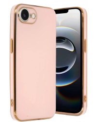 Newface iPhone 16E Kılıf Volet Silikon - Pembe