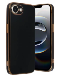 Newface iPhone 16E Kılıf Volet Silikon - Siyah