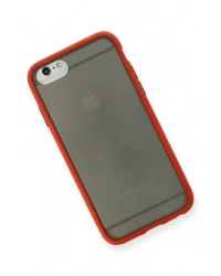 Newface iPhone 6 Kılıf Montreal Silikon Kapak - Kırmızı