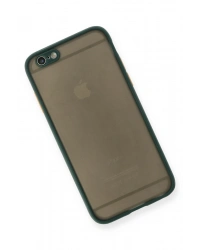 Newface iPhone 6 Kılıf Montreal Silikon Kapak - Yeşil