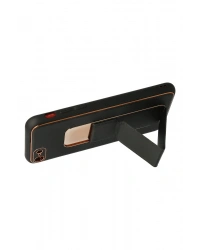 Newface iPhone 7 Kılıf Coco Deri Standlı Kapak - Siyah