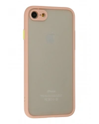 Newface iPhone 7 Kılıf Montreal Silikon Kapak - Pembe
