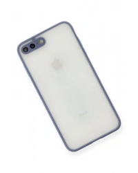 Newface iPhone 7 Plus Kılıf Montreal Silikon Kapak - Gri