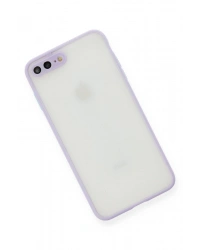 Newface iPhone 7 Plus Kılıf Montreal Silikon Kapak - Mor