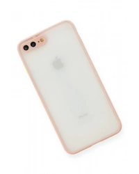 Newface iPhone 7 Plus Kılıf Montreal Silikon Kapak - Pembe
