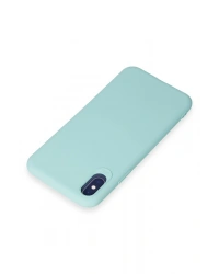Newface iPhone X Kılıf First Silikon - Turkuaz
