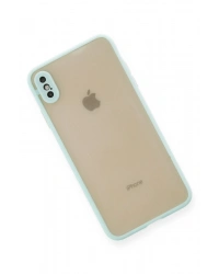 Newface iPhone X Kılıf Montreal Silikon Kapak - Turkuaz