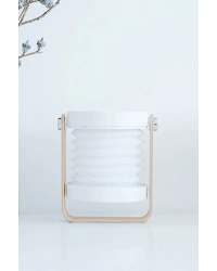 Newface JP-DLD Kamp Lambası Görünümlü Dekoratif Gece Lambası - Beyaz