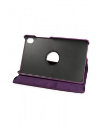 Newface Lenovo Tab M8 Kılıf 360 Tablet Deri Kılıf - Mürdüm