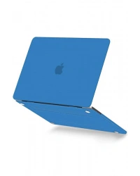 Newface Macbook Pro 13 2020 Macbook Buzlu Kapak - Mavi