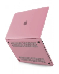 Newface Macbook Pro 13 2020 Macbook Buzlu Kapak - Pembe