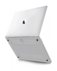 Newface Macbook Pro 13 2021 Macbook Buzlu Kapak - Şeffaf