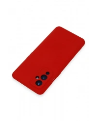 Newface One Plus 9 Kılıf Nano içi Kadife Silikon - Kırmızı